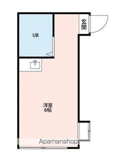 シャンブル中野【1階】の間取り