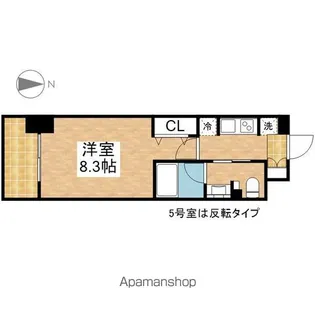 パークアクシス名古屋山王【4階】の間取り
