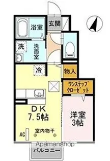 ラフィネ B【1階】の間取り