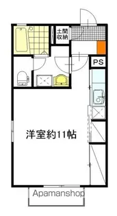 クレスト【105号室】の間取り