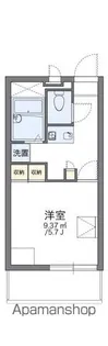 レオパレス竹尾【302号室】の間取り
