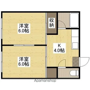 福山不動産ビル【302号室】の間取り