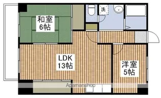 アーデル天神尾【6階】の間取り