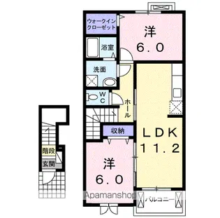 サンワードBB【2階】の間取り