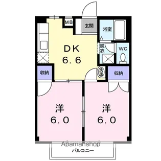 グランデーヂⅠ【1階】の間取り