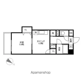 キトミ壱番館【4階】の間取り