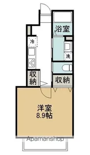 ブレイヴ ベイサイド【1階】の間取り