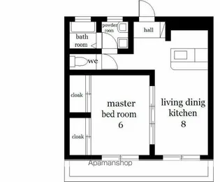 リージェントマンション【4階】の間取り