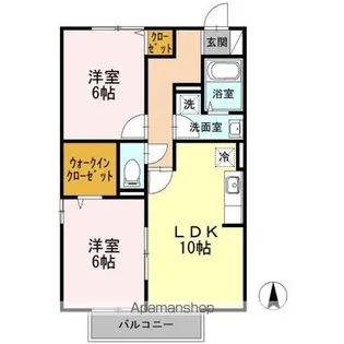 グランディール 2番館【2階】の間取り