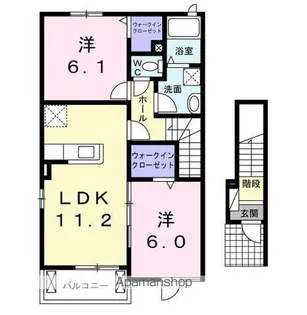 サンティエ【2階】の間取り