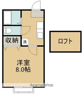 1Kの間取り画像