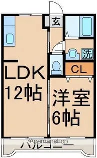 ジュネス石川【2階】の間取り