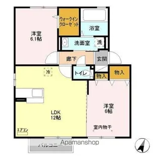 ボナール A【2階】の間取り