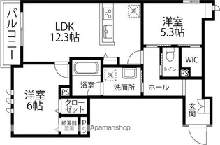 アビエルト金沢【302号室】の間取り