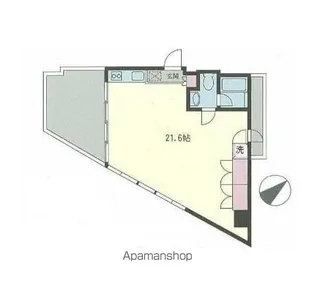 北幸ぐうはうすA棟【4階】の間取り
