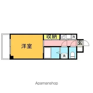 シティパレス薬大前【3階】の間取り