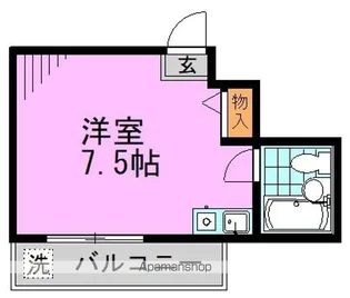 クリスタル東高円寺【2階】の間取り