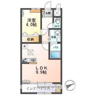 BEL・CASA鹿嶋【1階】の間取り