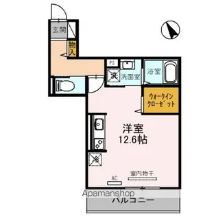 Bella vista南草津【2階】の間取り