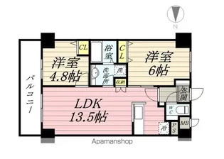 シルフィッド【2階】の間取り