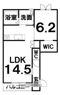 REVE(レーヴ)【1階】の間取り