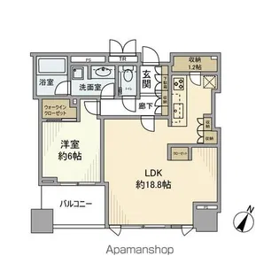 シティタワー有明【11階】の間取り