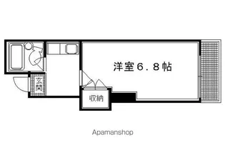 GRAND VALUE 四条烏丸【301号室】の間取り