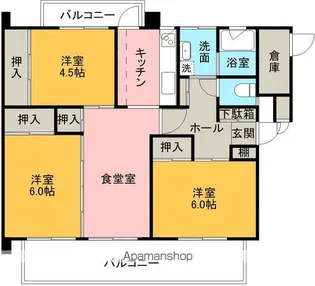 京都東山 406棟【11号室】の間取り