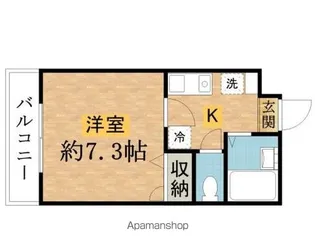 グランシェル・F【105号室】の間取り