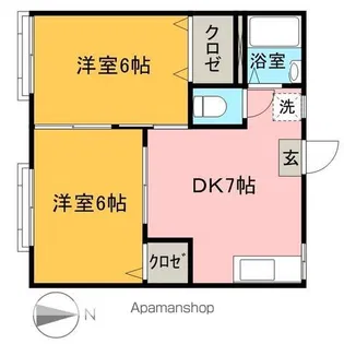 FLATS83【2階】の間取り