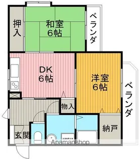 コートビレッジ【1階】の間取り