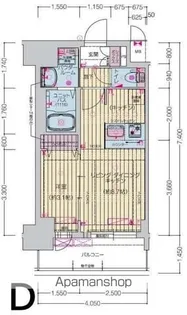 プレサンス桜山駅前アフォード【2階】の間取り