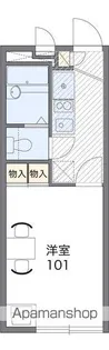 レオパレスOSAWA【1階】の間取り