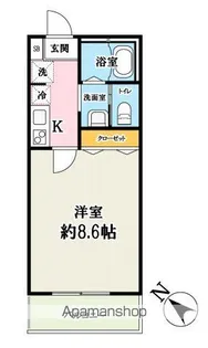 マーブル入間【1階】の間取り