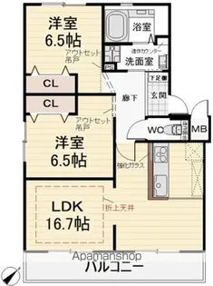 サンシャインイトウ【4階】の間取り