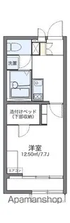 レオパレスセントラル誉田【205号室】の間取り