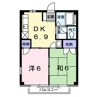 ドマーニA【1階】の間取り