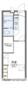 レオパレスクレイン【1階】の間取り
