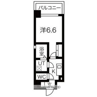 アーバンフラッツ鷺洲【9階】の間取り