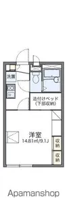 レオパレス西京【1階】の間取り