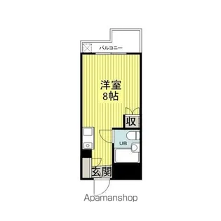 ホワイトパレス山口Ⅱ【810号室】の間取り