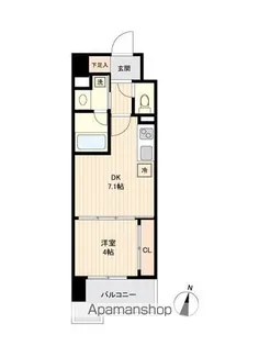 SーFORT青葉上杉【7階】の間取り