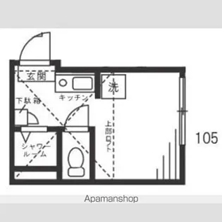 ルベルソー駒沢【1階】の間取り
