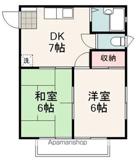 JOY COURT A棟【201号室】の間取り