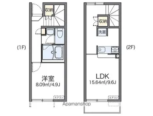 レオネクスト大久手Ⅱ【104号室】の間取り