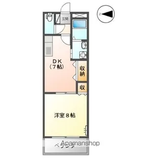 エクセレンス小森野【2階】の間取り