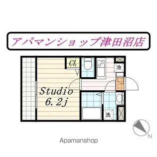千葉県船橋市宮本3丁目【マンション】の間取り