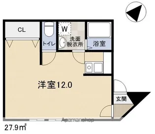 チェリーロックBD【3号室】の間取り
