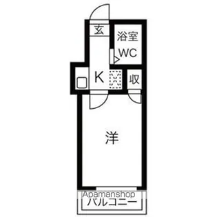 プライム八田【1階】の間取り