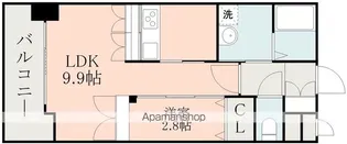 シャトー・デュ・アーサー【4階】の間取り